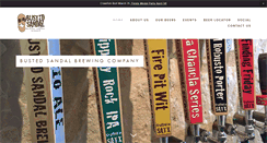 Desktop Screenshot of bustedsandalbrewing.com